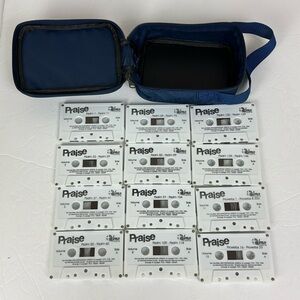 1994 Praise Bible Cassette Set Psalms Proverb vol 1-12 New International Version